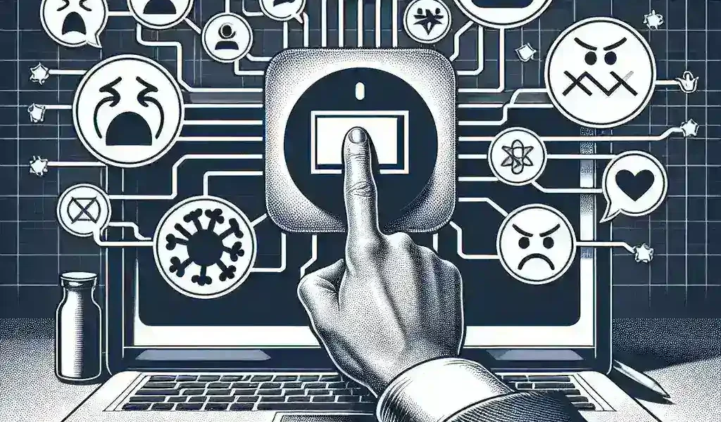 "Usuario reportando discurso de odio en Twitch mediante la función de denuncia en la plataforma"